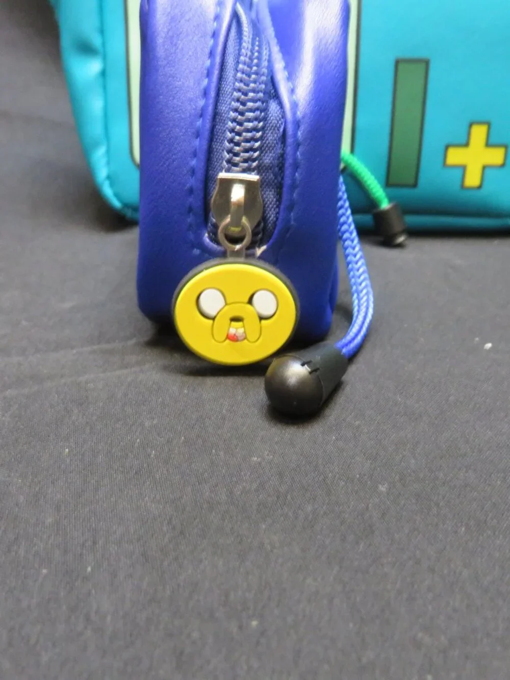 Adventure Time BMO Crossbody Bag Teal Faux Leather with Blue Boxy Mini CLEAN